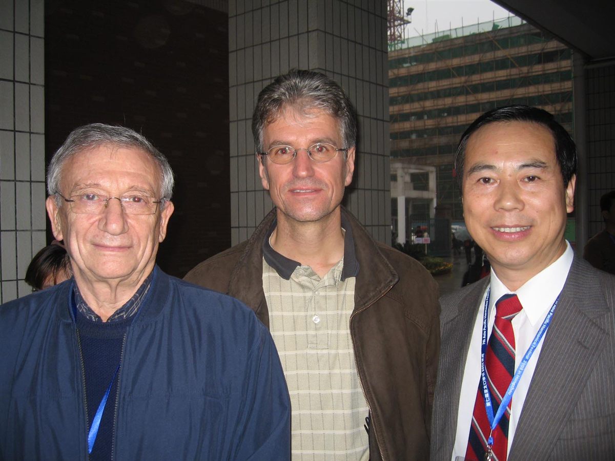 Jean Labre en compagnie de Gerhard Müller et Jia-Yi He au festival de Hangzhou